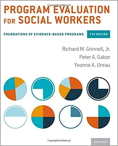 Program Evaluation for Social Workers: Foundations of Evidence-Based Programs, 7th Edition Program Evaluation for Social Workers: Foundations of Evidence-Based Programs, 7th Edition