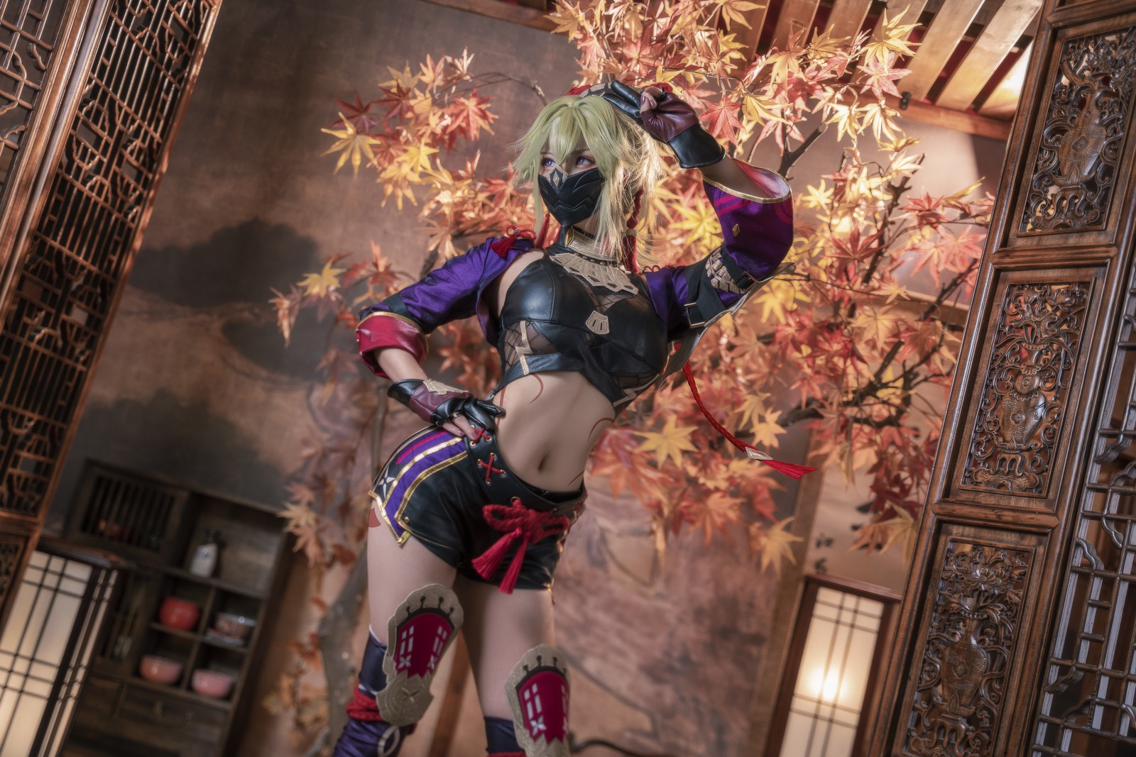 Seya-狮砸 – 久岐忍 克洛琳德 凌华 Cosplay 合集（21P-208.1MB）插图1