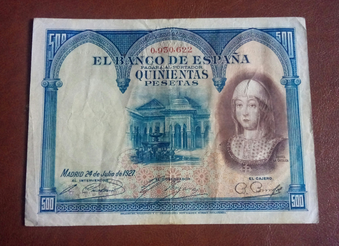 500 pesetas 1927 2019618-192355283