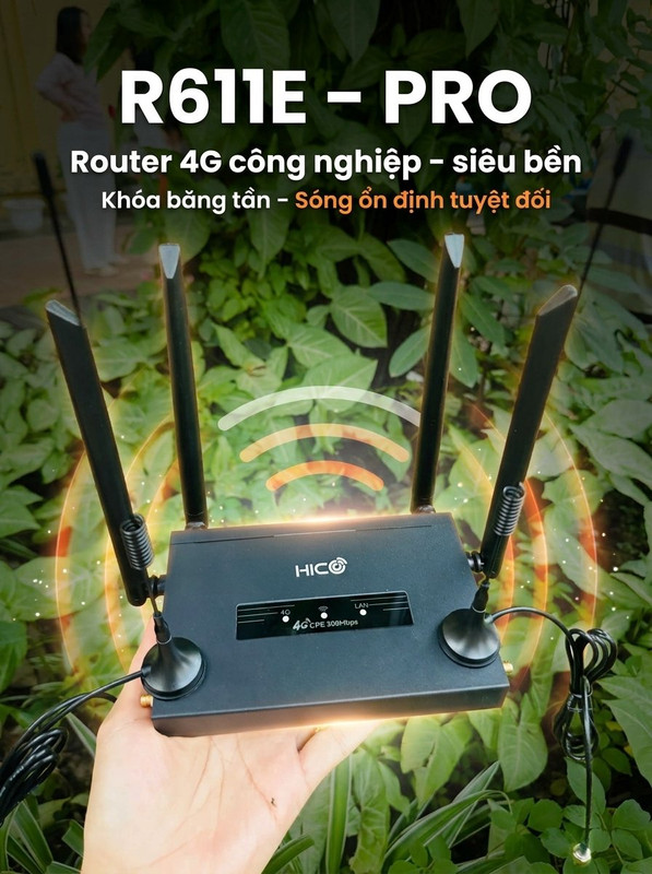 Router 4G Công Nghiệp R611E – Pro