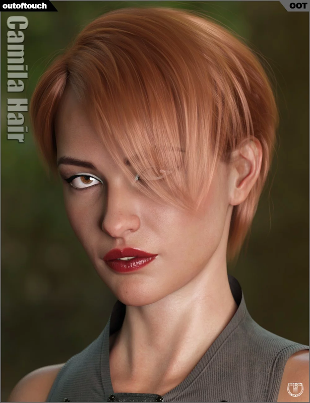 Camila Hair for Genesis 3 and 8 Female(s) Camila Hair for Genesis 3 and 8 Female(s)