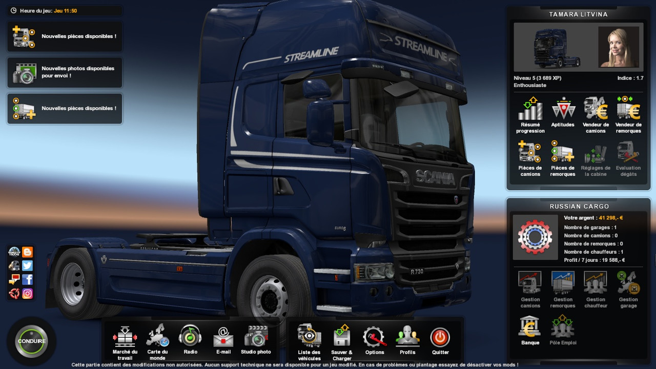 La carrière de Tamara Litvina (Russian Cargo) Ets2-20181228-194943-00