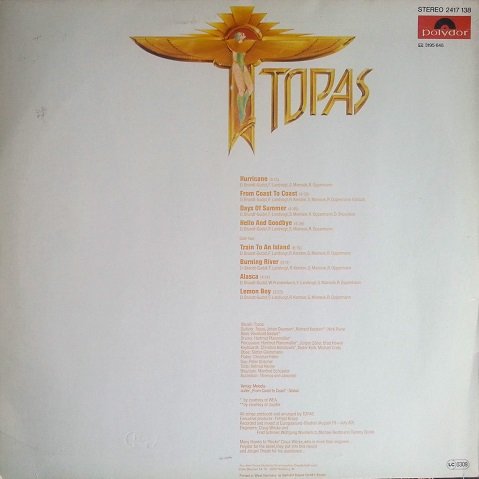 Topas - Topas (1980) [Vinyl Rip 24/192] Lossless+MP3