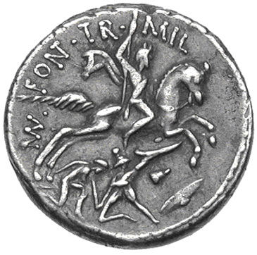 Glosario de monedas romanas. JINETE. 2