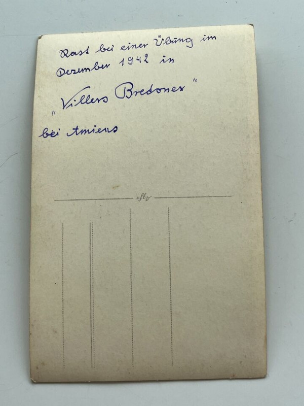 Foto Frankreich, Panzer Ers. Abt. 5 in Villers-Bretonneux 1942, Panzer, TOP (1)