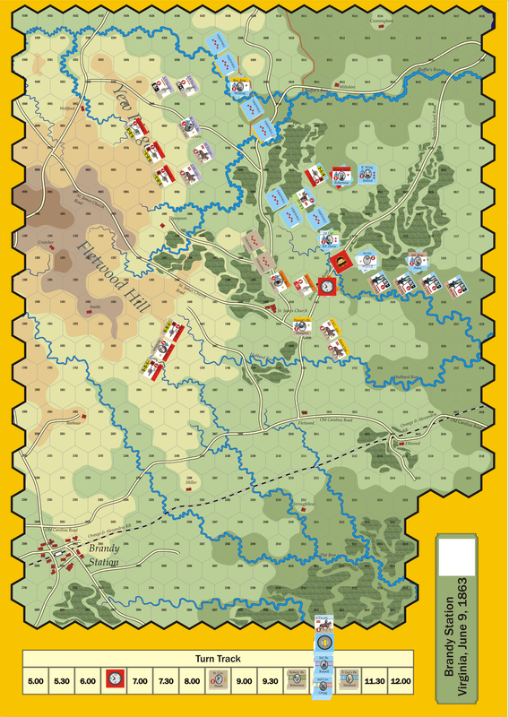 Brandy Station 1863Map