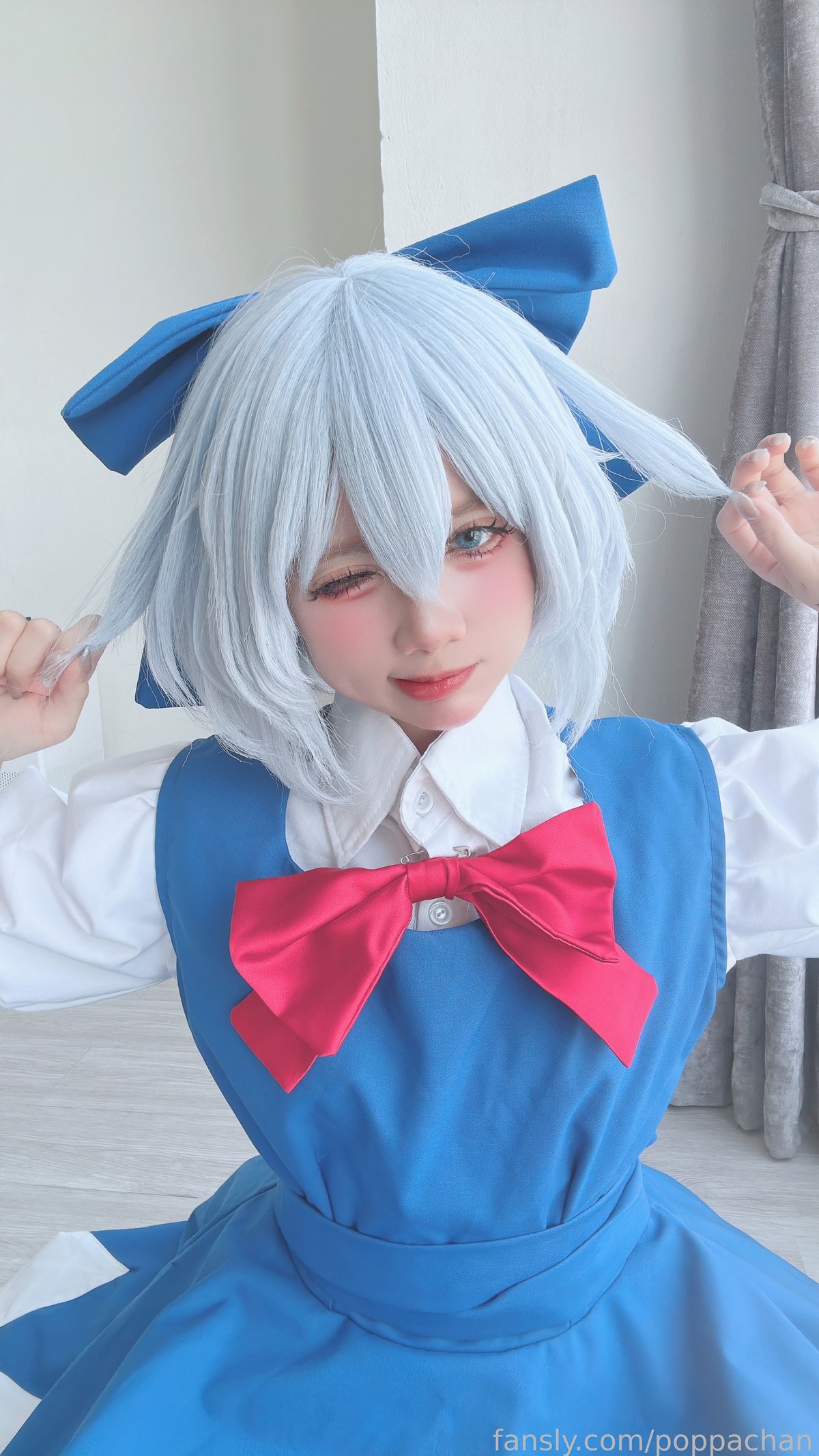 PoppaChan Cirno Cosplay (Touhou Project) – 30 Photos 182MB插图6