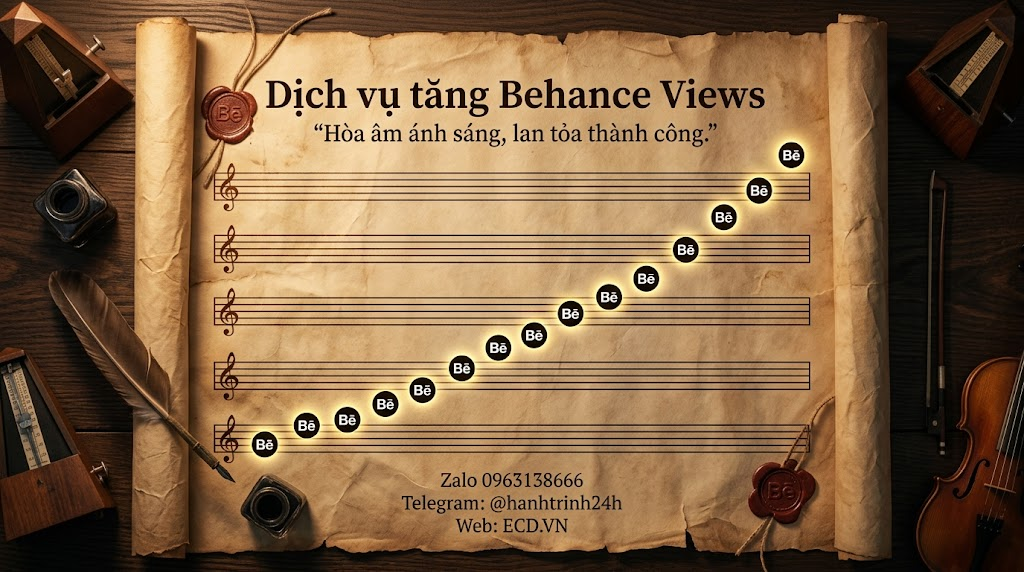 dịch vụ tăng behance views 2025 tăng impression