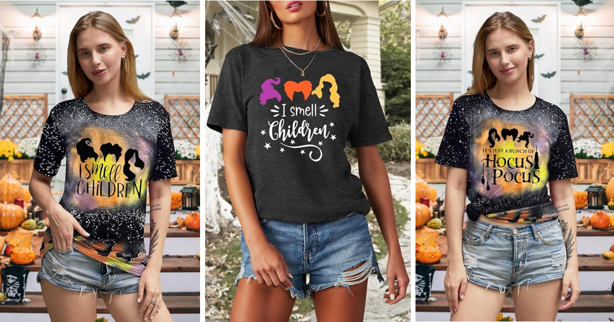 Hocus Pocus Graphic Tees: Just .99 on Amazon Hocus Pocus Graphic Tees: Just .99 on Amazon