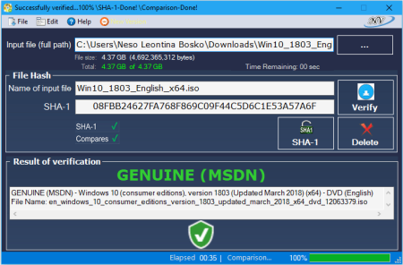 Windows and Office Genuine ISO Verifier 8.8.9.20