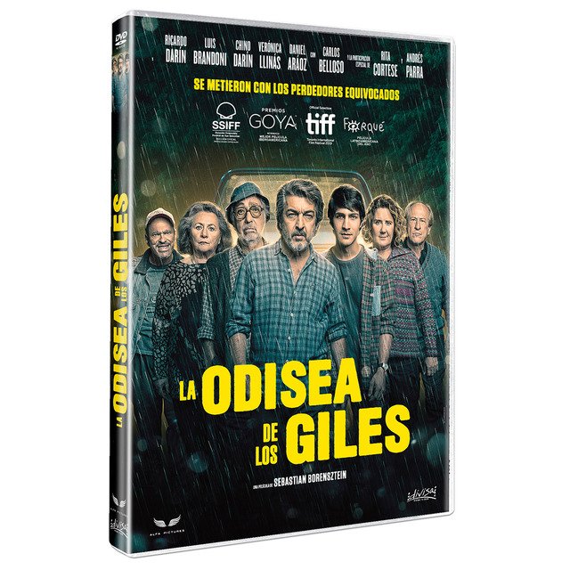 SORTEAMOS 3 DVDS DE LA PELÍCULA “LA ODISEA DE LOS GILES”, COPROTAGONIZADA POR RICARDO DARÍN Y CHINO DARÍN