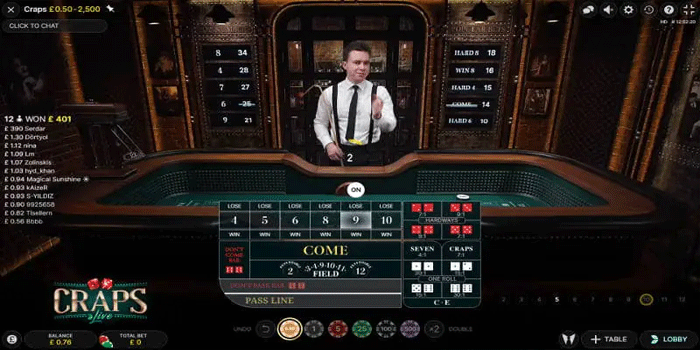 Trik Cepat Menang Fantastis Di Casino Craps Dijamin Seru!