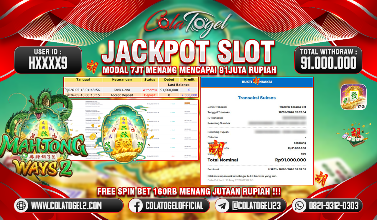 JACKPOT SLOT GACOR!!