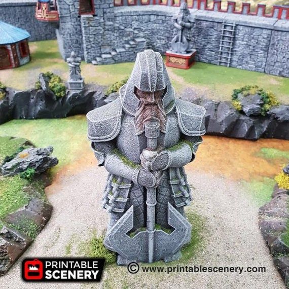 Dwarves-Elves-and-Demons-Dn-D-Terrain-The-Large-Dwarven-Statue