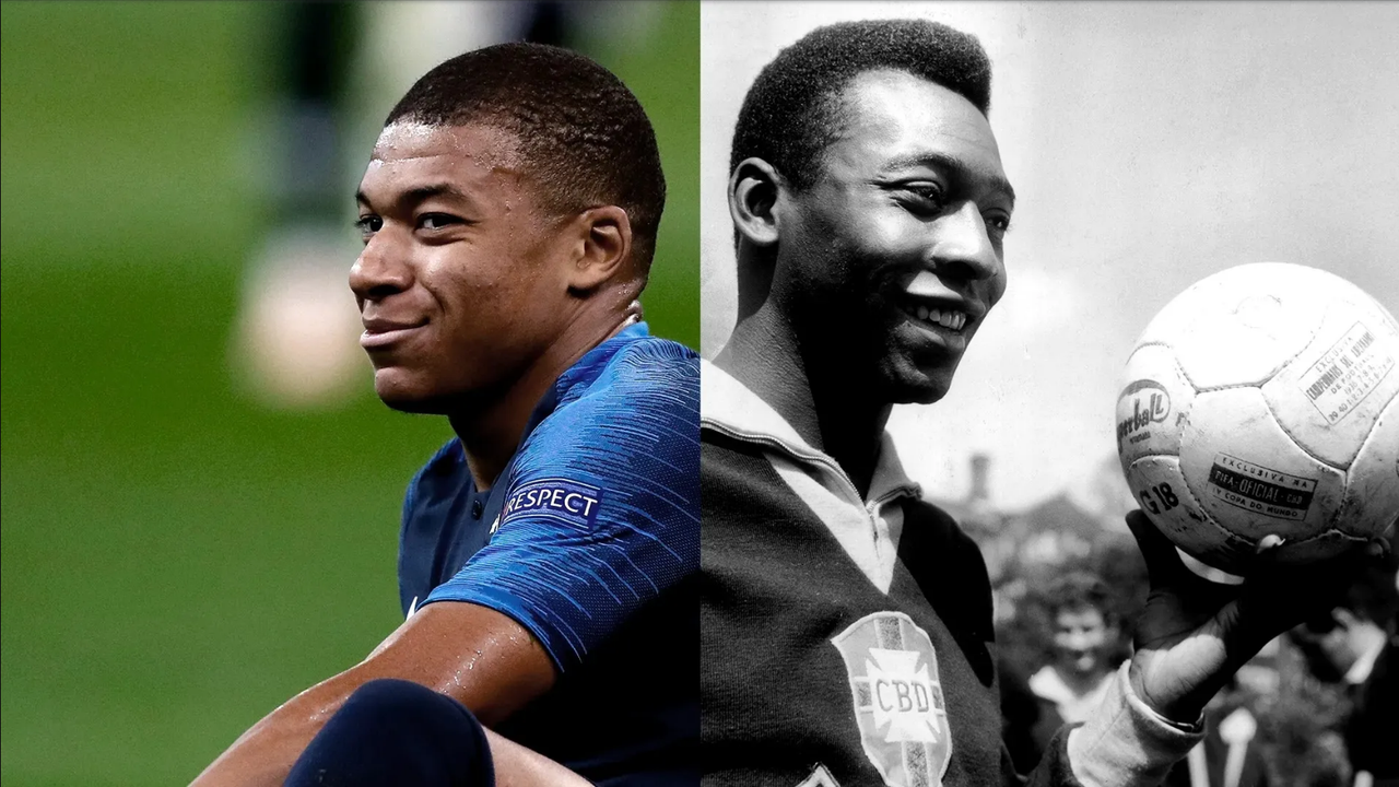 Mbappé ya superó a Pelé: el astro francés rompió un récord histórico 