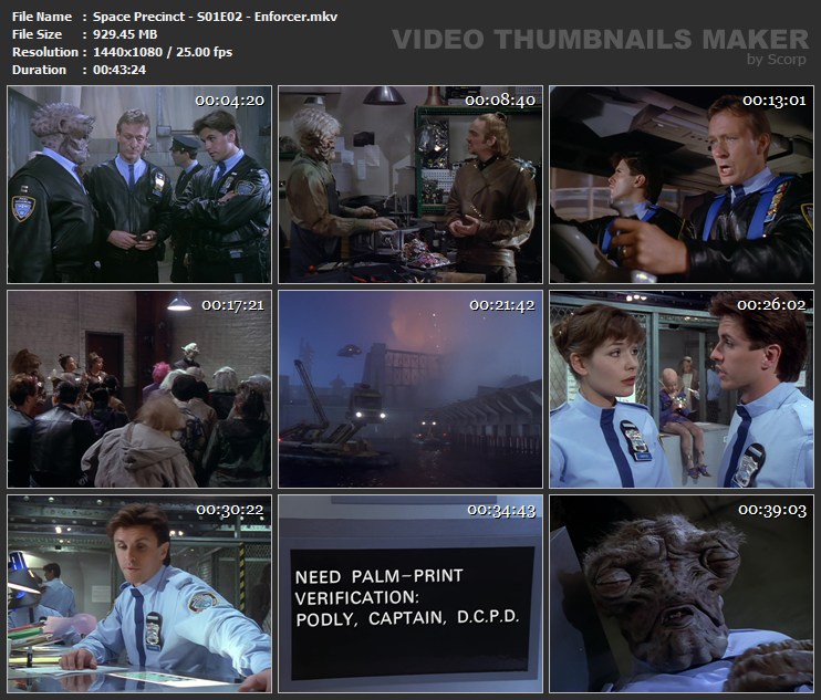 Space Precinct - S01E02 - Enforcer.mkv