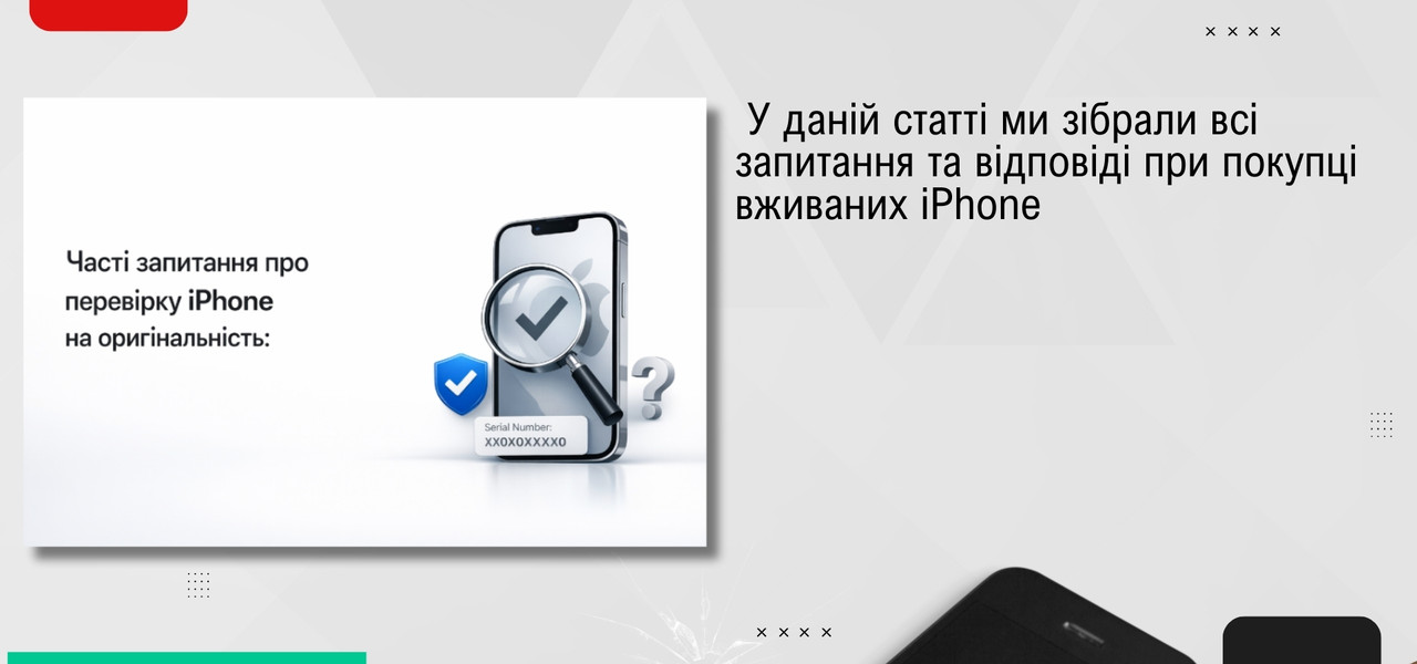 часті запитання при купівлі вживаного айфон