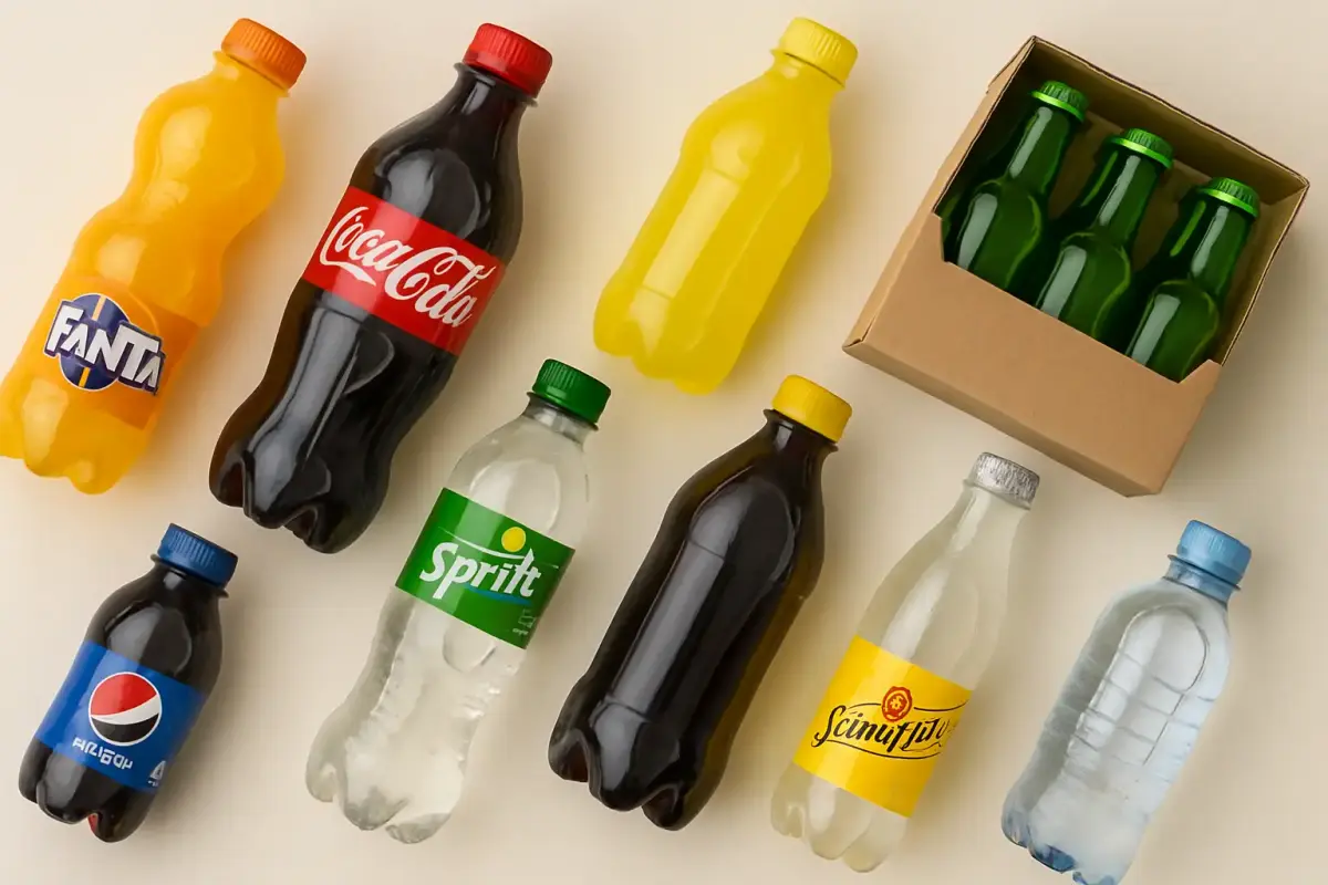 Pakket met diverse frisdranken