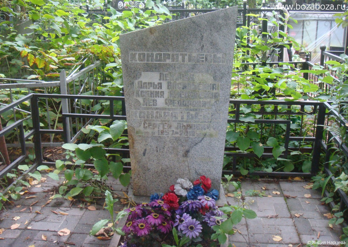 Кондратьев Сергей Львович, 20.01.1957-28.05.2010