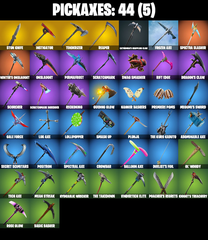 pickaxes comp