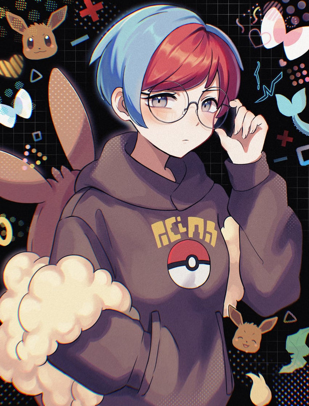 eevee-and-penny-pokemon-and-2-more-drawn