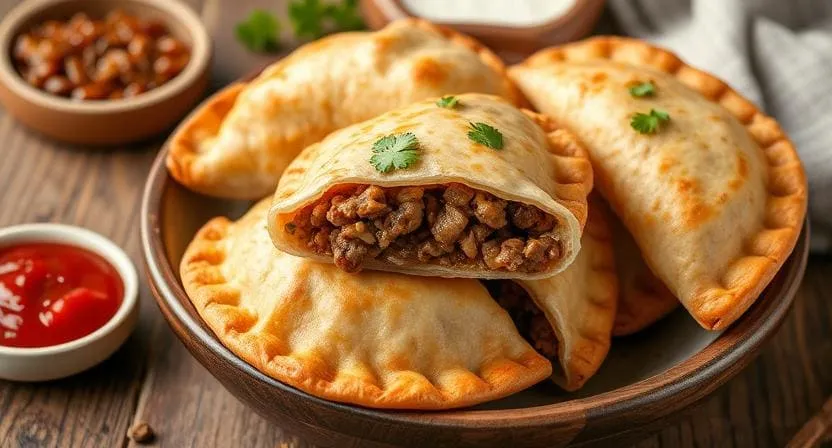 Чебуреки с мясом