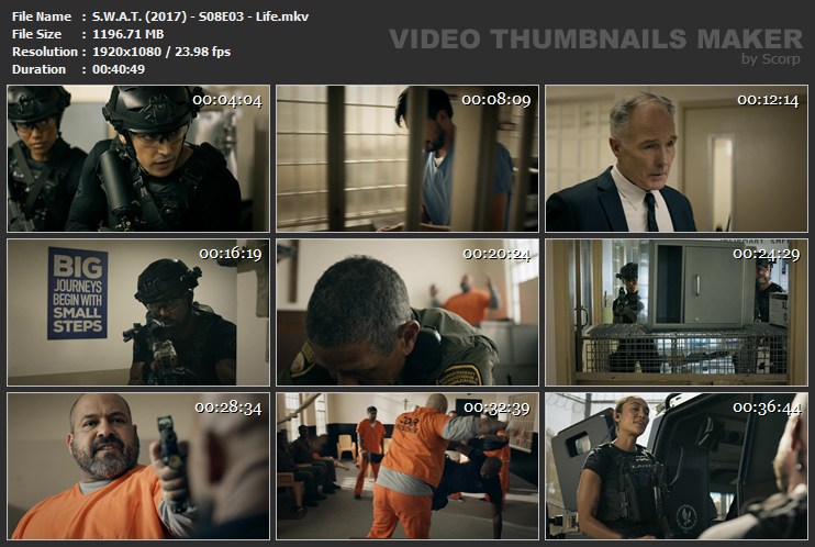S.W.A.T. (2017) - S08E03 - Life.mkv