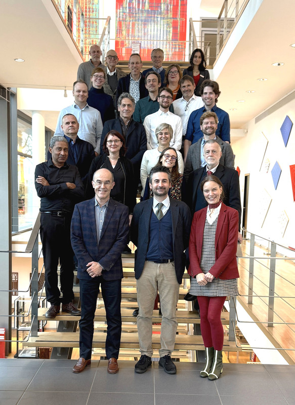 Group photo with the symposium participants at the Arithmeum on November 4, 2025.