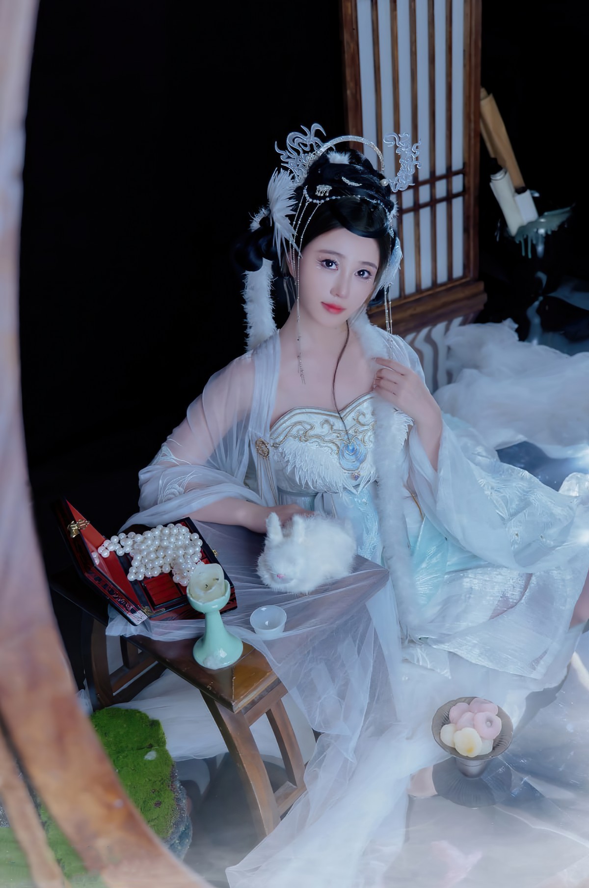 年年nnian 嫦娥仙子Cosplay写真 中秋神话主题图集插图4