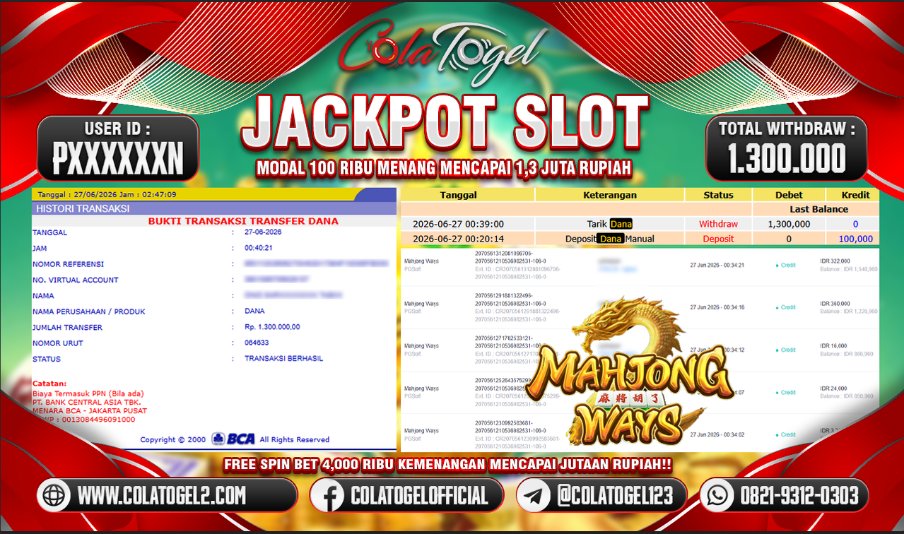 JACKPOT SLOT GACOR!!