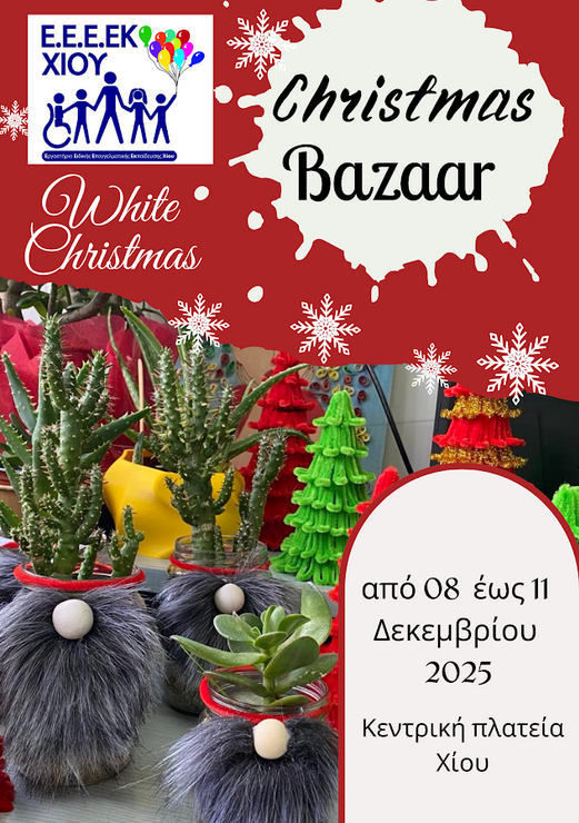 ΧΡΙΣΤΟΥΓΕΝΝΙΑΤΙΚΟ BAZAAR ΑΠΟ ΤΟ ΕΕΕΚ ΧΙΟΥ