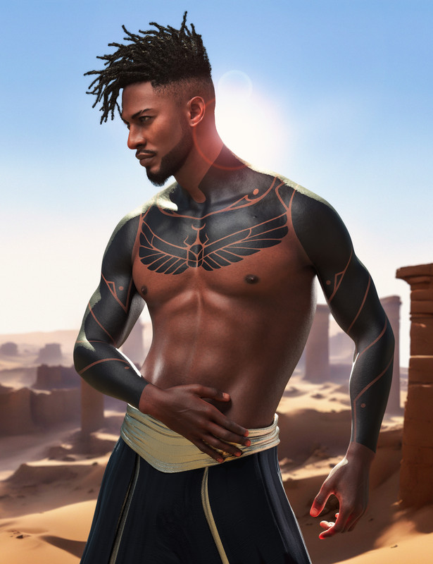 Faber Inks Imperial Blackout Tattoos for Genesis 9