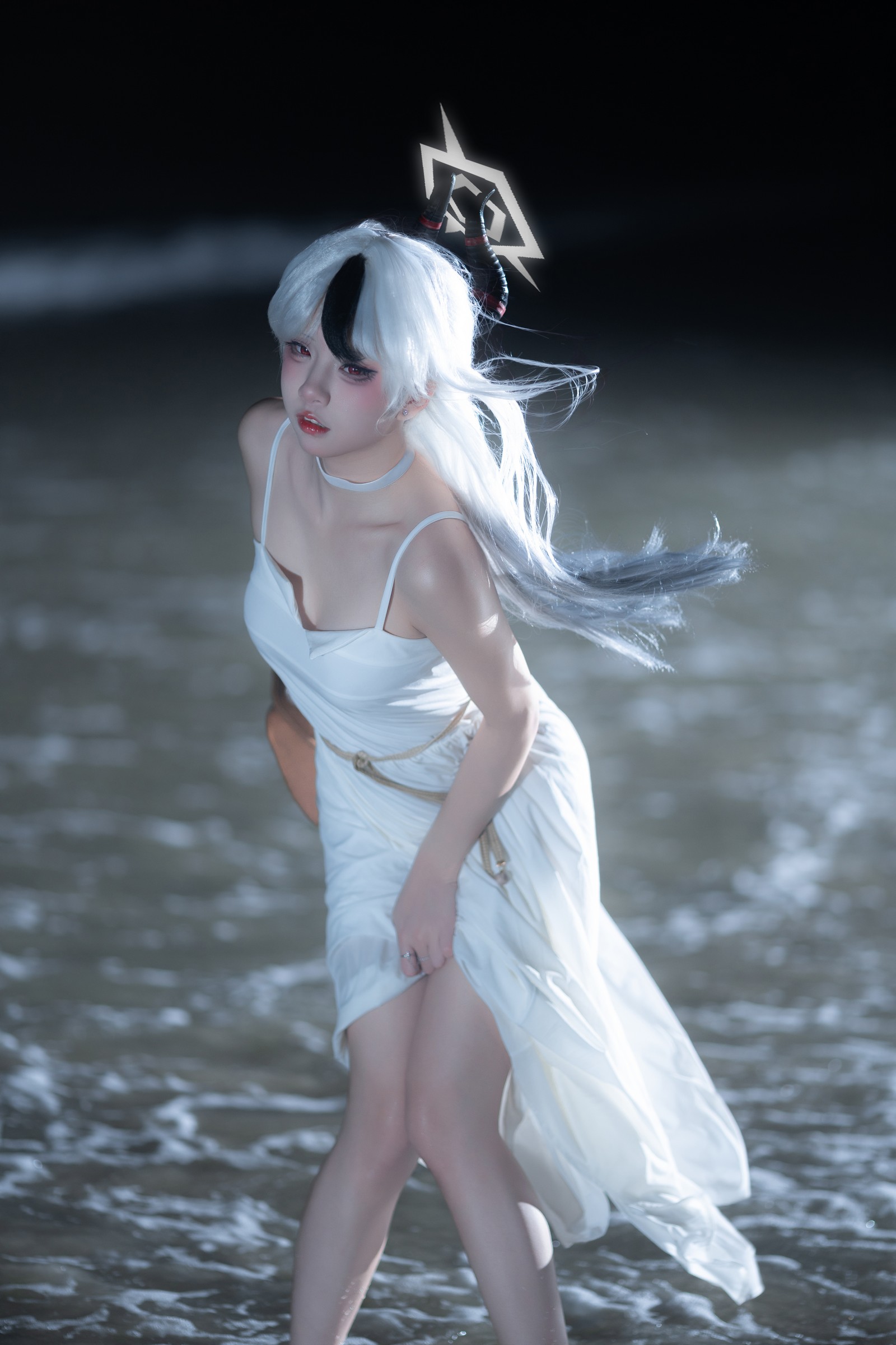纸悦Etsu_ko《加代子白裙》唯美白裙写真｜小清新图集[20P-195.7M]插图1