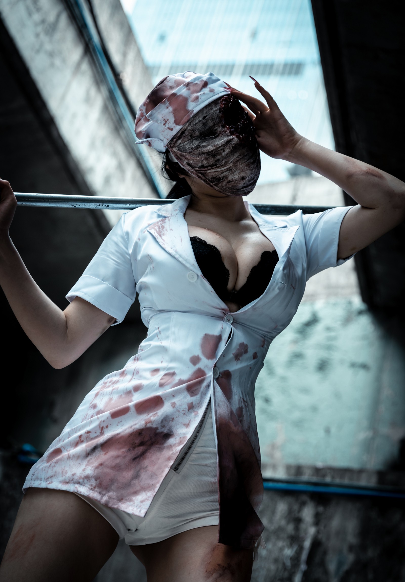 兔胖胖min – 寂静岭 丧尸护士 Cosplay 高清写真集（41P-249MB）恐怖题材插图7