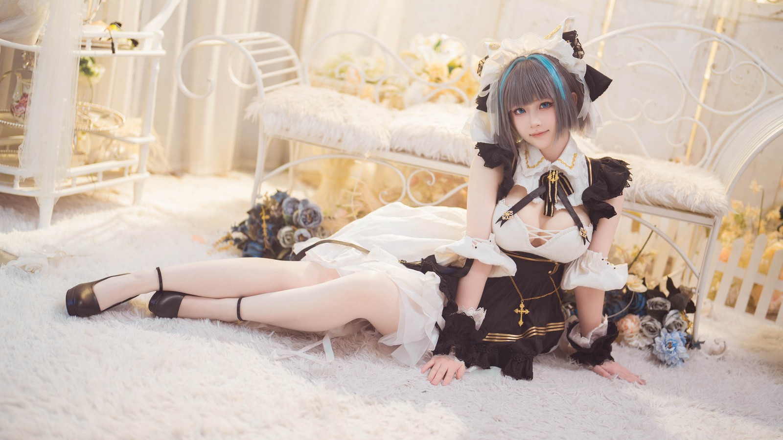 屿鱼 Yuyu 碧蓝航线 柴郡 Cosplay 写真图集｜Azur Lane（54P｜138MB）插图4