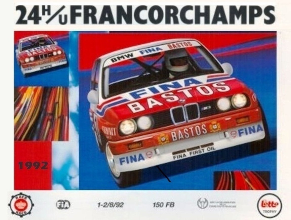BMW M3 E30 24h Spa 1992 ミニチャンプス ディーラー 43 Minichamps 1/43 Dealer Custom BMW M3 E30 24H SPA 1992 | eBay