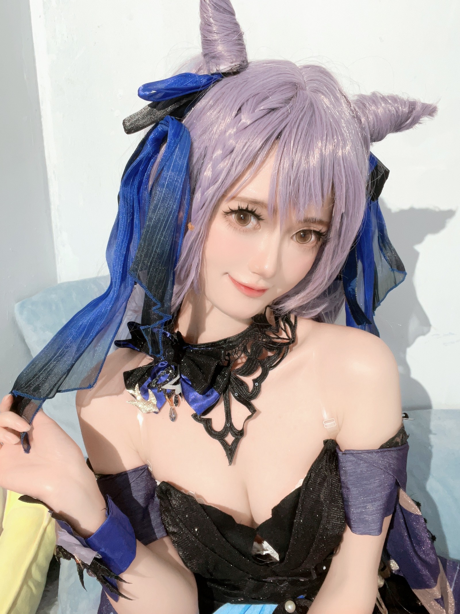 趴趴捣蛋陌 刻晴 Cosplay 写真合集｜原神人气角色 写真＋视频（92P＋1V｜677MB）插图6