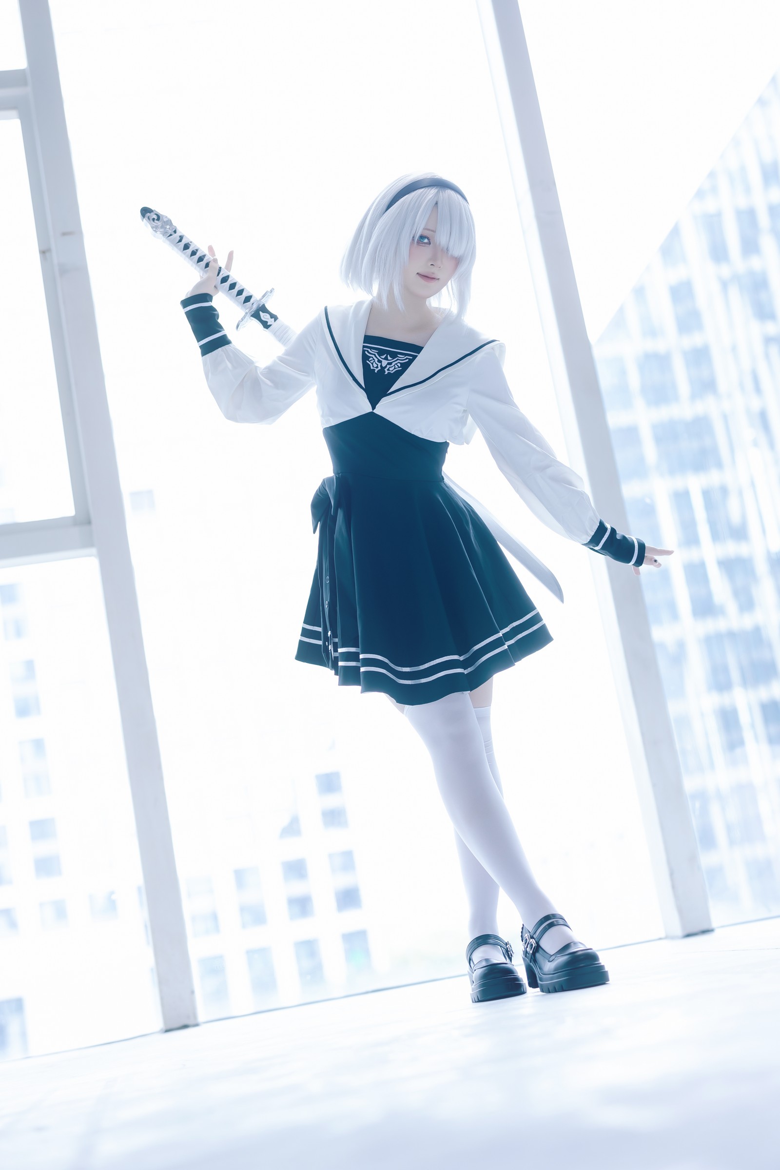 屿鱼 Yuyu 2B 萤火虫场照 Cosplay 写真合集（16P｜96MB）插图4