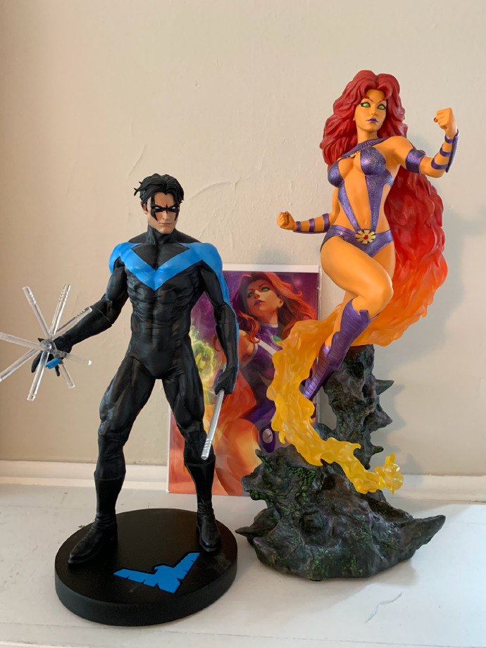 dc bombshells starfire statue