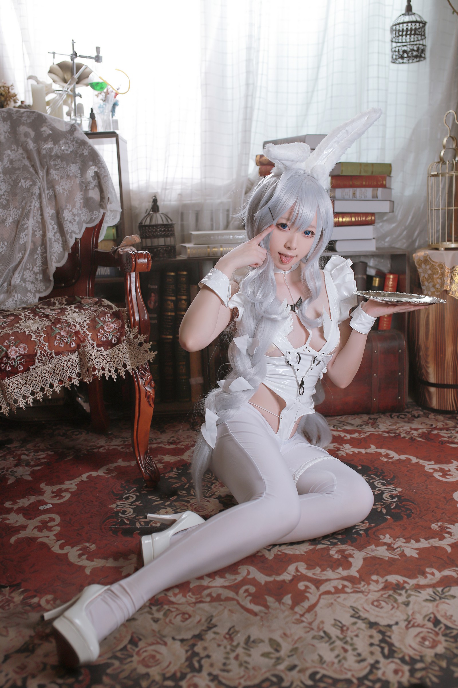 朝霧愛 – 恶毒 ル・マラン Cosplay 高清写真（27P-338.7M）碧蓝航线插图3