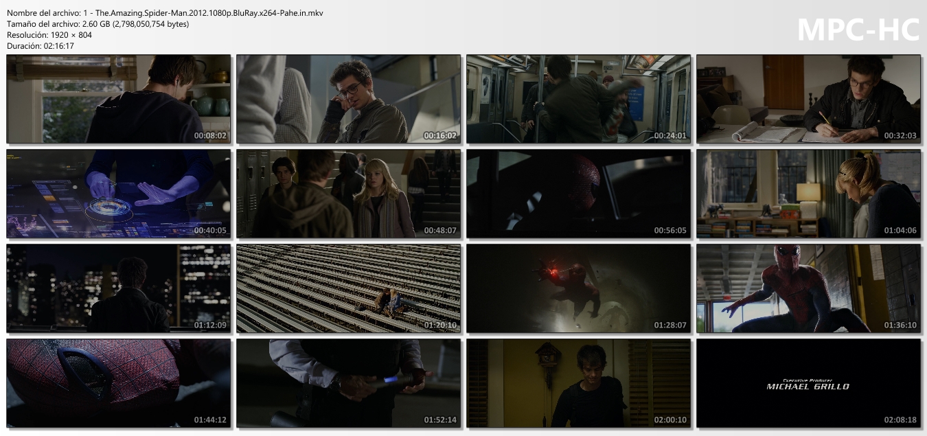 The Amazing Spider-Man (2012-2014) [1080p OPEN MATTE]