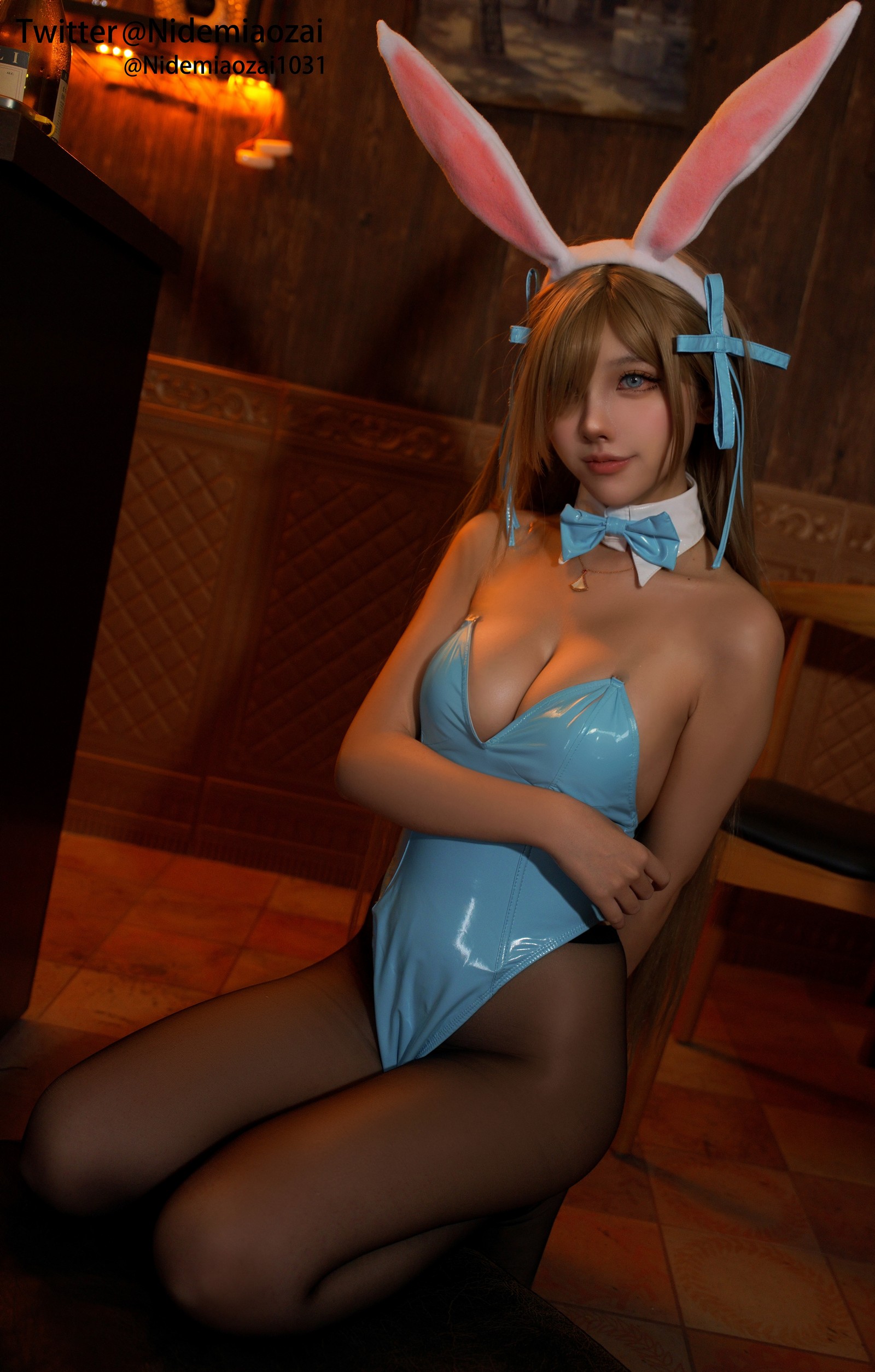 Cat Demon 喵崽｜碧蓝档案 明日奈 兔女郎 Cosplay 高清写真合集（123P）插图3