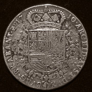 Patagón Carlos III de Habsburgo (Pretendiente). Países Bajos Españoles. Amberes 1710. PAS6992
