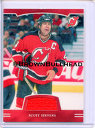 2002-03 BAP First Edition Jerseys #FE-012 [Scott Stevens] [New Jersey Devils] [~100] [swatch=red] a