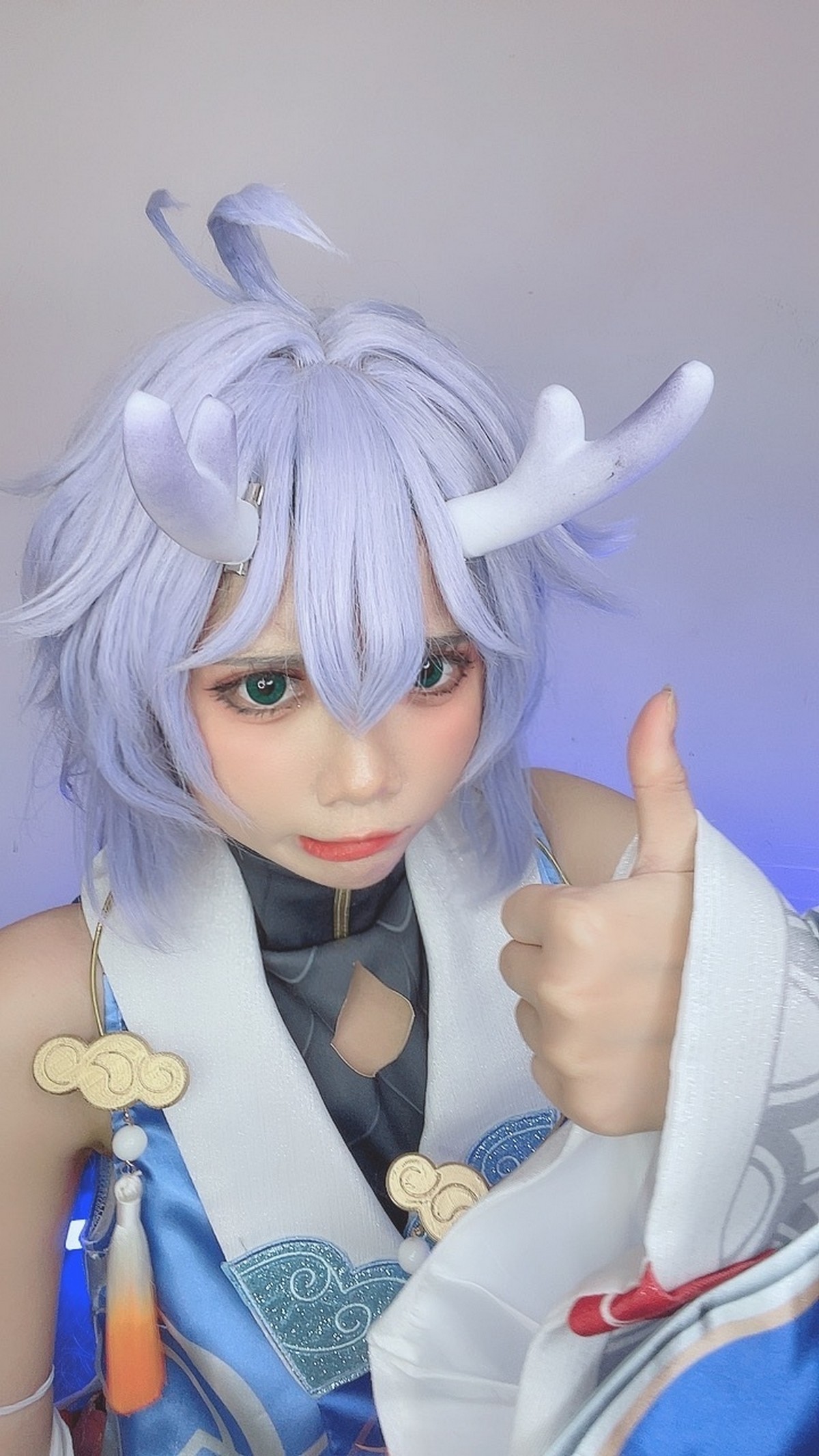 PoppaChan Bailu Cosplay Deluxe (Honkai Star Rail) – 155 Photos 12 Videos 459MB插图8