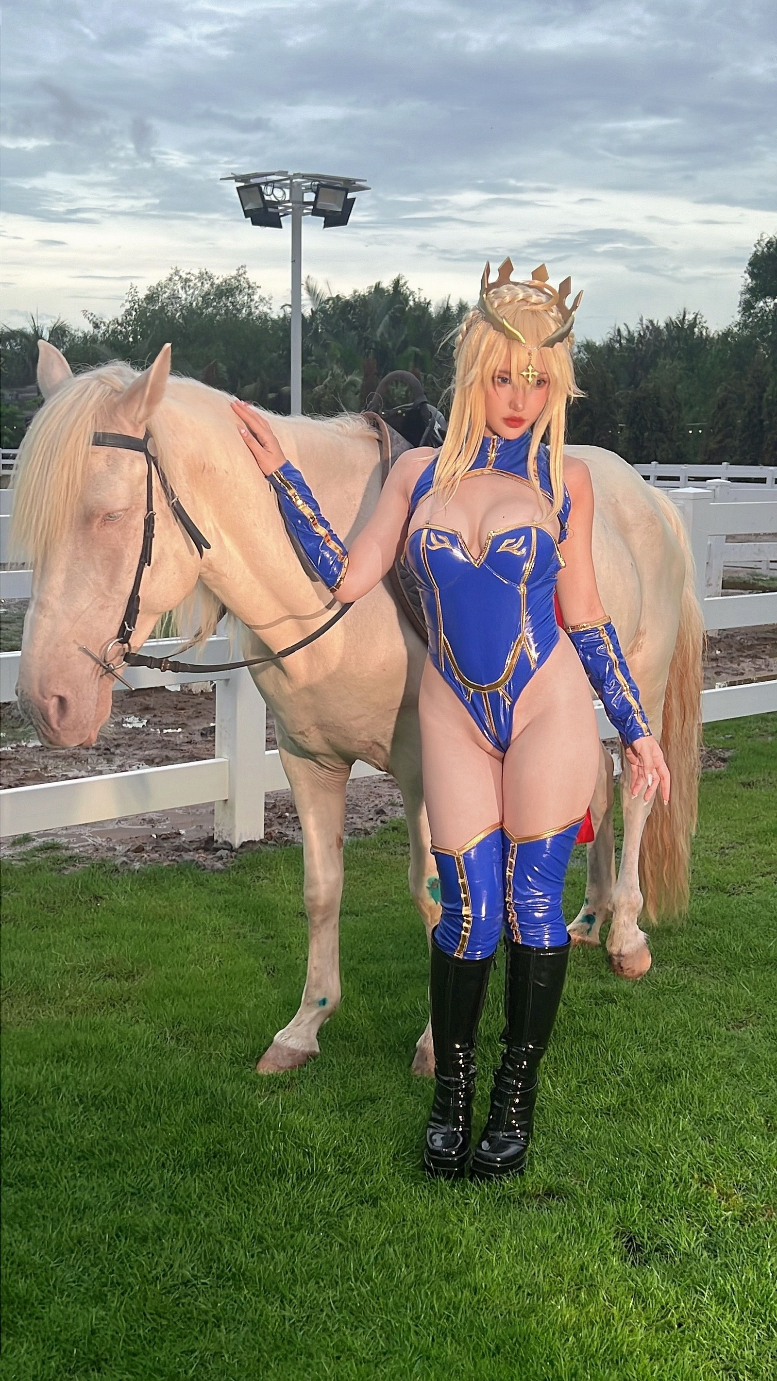 Puy Puy – Artoria Lancer Fate/Grand Order Cosplay 写真+视频（180P+22V-496MB）插图3