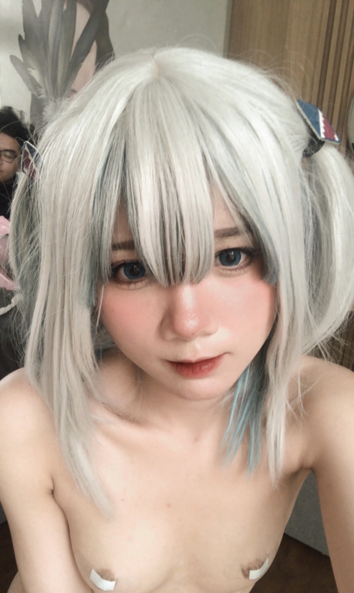 PoppaChan Gawr Gura Cosplay HD Set – 47 Photos 220MB插图3