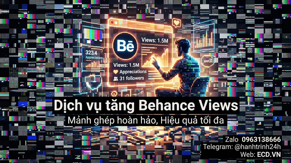 tăng behance views tự nhiên