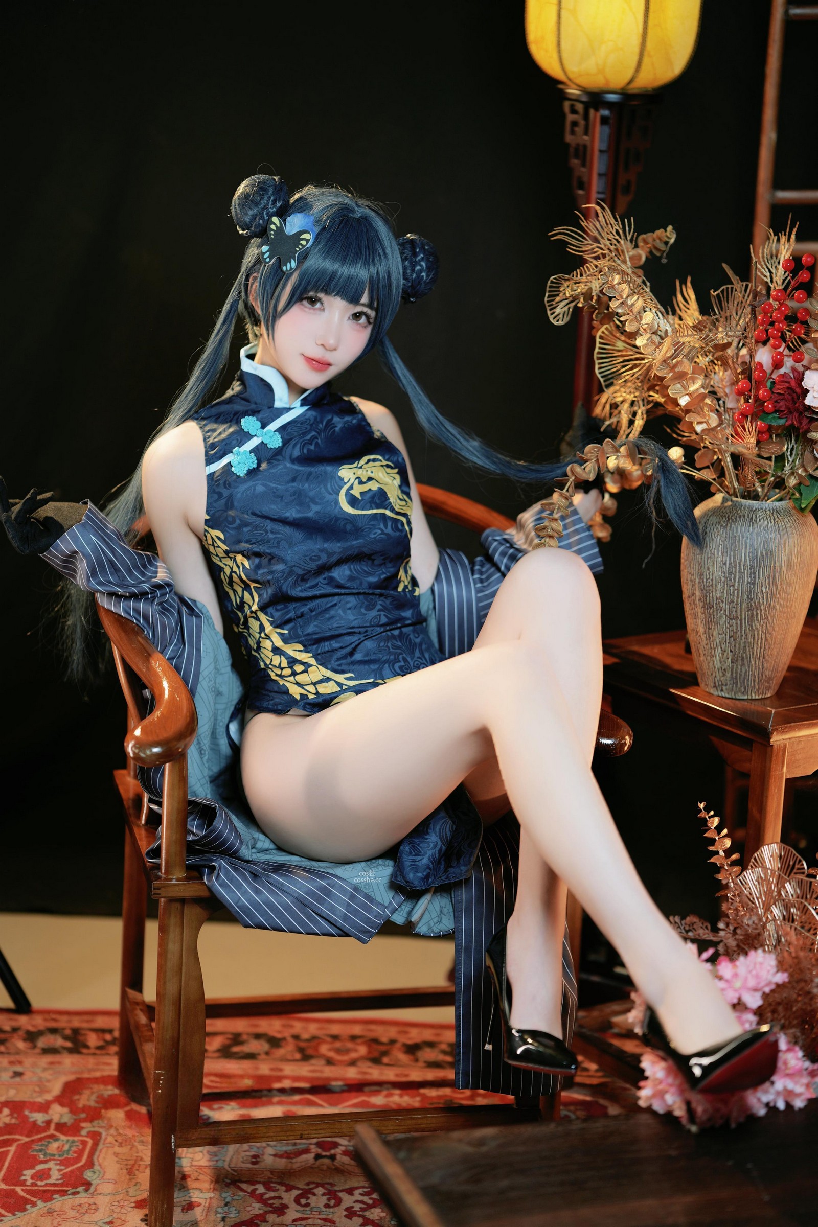 宮本桜 蔚蓝档案 龙华妃咲 Cosplay 写真｜人气角色 高清图集（42P｜124MB）插图6