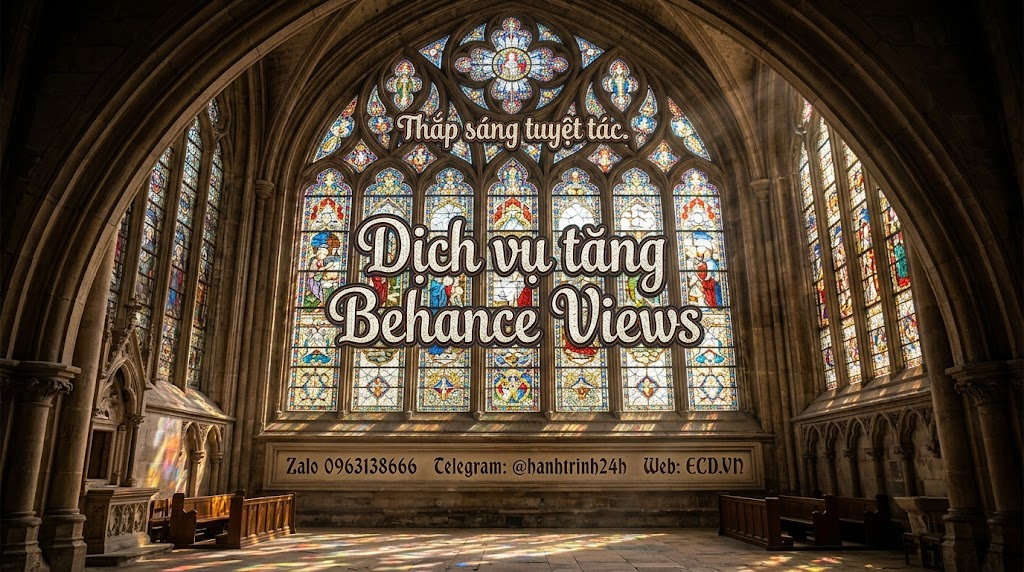 dịch vụ tăng behance views organic project behance